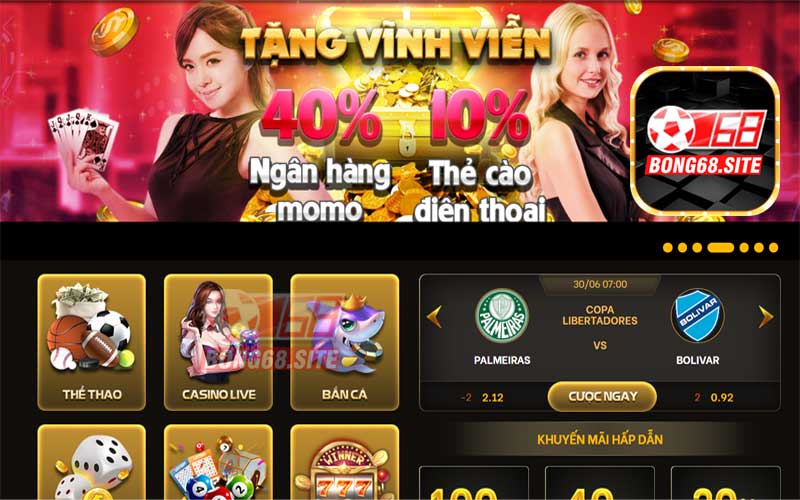 Tìm hiểu thông tin về trang game bong68